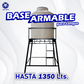 Base Abierta de 500 a 1350 Litros + Plancha Galvanizada