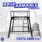 Base Metálica Armable para Tanque de Agua 1500 litros - Modelo Abierto