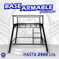 Base Metálica Armable para Tanque de Agua 2500 litros - Modelo Abierto