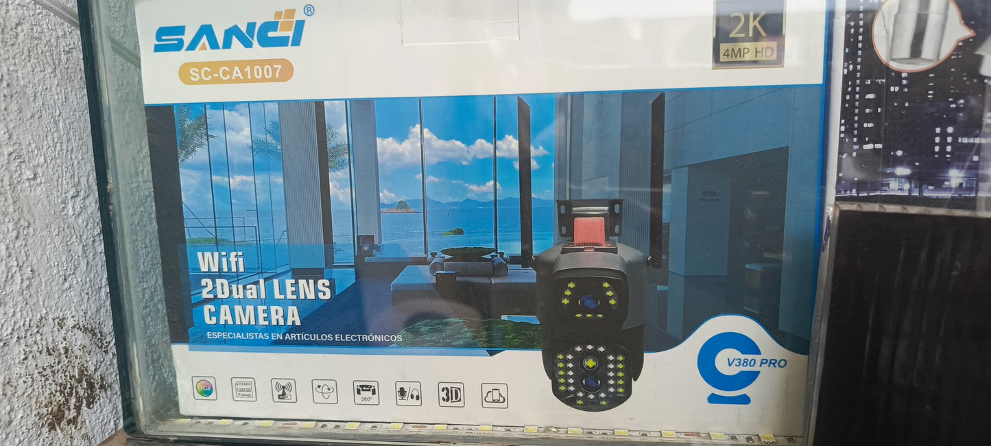 Camara Full HD WiFi Sensor Movimiento Y Sirena Smart Inalambrica Con Alarma