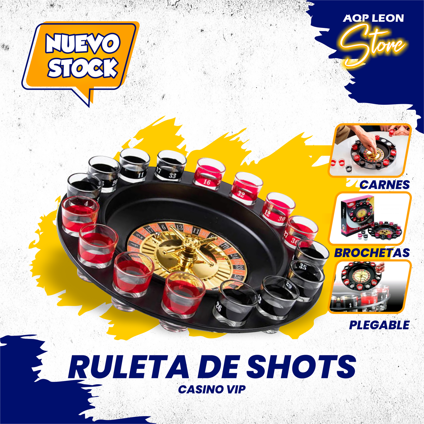 Ruleta para Shots de Bebidas